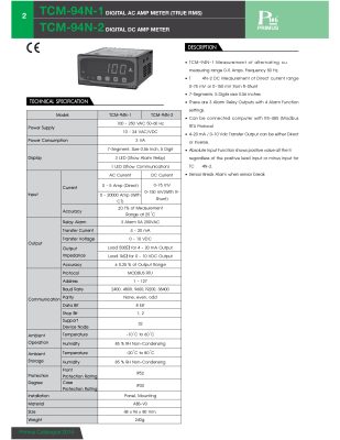 DIGITAL-AC-AMP-METER ( TRUE RMS)-TCM-94N