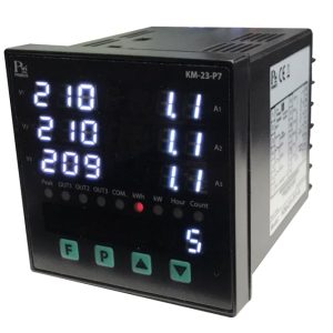 KM-23: Đồng Hồ Đo Điện Áp - Đo Dòng Điện kWh với Relay Bảo Vệ Giải pháp toàn diện cho việc giám sát và bảo vệ hệ thống điện 3 pha KM-23 là thiết bị đo lường và bảo vệ tiên tiến, tích hợp chức năng đo điện áp, dòng điện, công suất tiêu thụ (kWh) cùng với relay bảo vệ cho hệ thống điện 3 pha. Với thiết kế hiện đại và khả năng đo lường chính xác, KM-23 giúp doanh nghiệp đảm bảo hiệu quả vận hành và an toàn điện năng trong các hệ thống công nghiệp và thương mại. Ứng dụng chính: Giám sát hệ thống điện 3 pha: Cung cấp khả năng đo lường chính xác các thông số điện áp, dòng điện, và công suất tiêu thụ để giúp người vận hành theo dõi trạng thái hệ thống trong thời gian thực. Bảo vệ hệ thống điện: Relay bảo vệ tích hợp giúp phát hiện và ngăn chặn các tình huống quá áp, quá dòng, và mất pha, đảm bảo hệ thống điện vận hành ổn định và an toàn. Ứng dụng trong công nghiệp và thương mại: KM-23 là giải pháp lý tưởng cho các nhà máy, tòa nhà thương mại và các khu vực cần quản lý và bảo vệ hệ thống phân phối điện 3 pha.