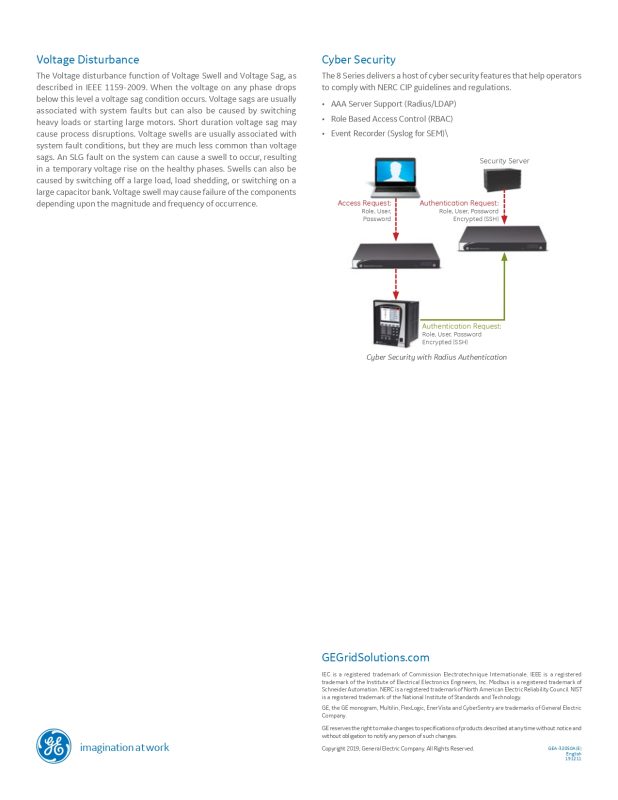 Rơ le bảo vệ Multilin 850 - GE Feeder Protection Relay