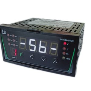 DESCRIPTION • Can display various temperature or process values • 7-segment display, 4 digits, clearly visible and 7-segment 1 digit Displays the Input Channel function • Can select to receive up to 4 inputs in the same body • Receive Thermocouple input, PT100, PTC, Current, Voltage • Split into 4 Alarm (1 to 1) • LED showing the alarm function • Communicate with the computer via RS-485 Mod bus Protocol SPECIFICATION Digital Indicator,meter,digital indicator,Digital Temperature Indicator,display panel DIMENSION Digital Indicator,meter,digital indicator,Digital Temperature Indicator,display panel CIRCUIT DIAGTAM ORDER CODE Digital Indicator,meter,digital indicator,Digital Temperature Indicator,display panel