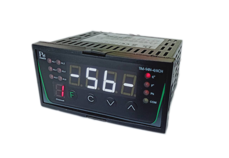 DESCRIPTION • Can display various temperature or process values • 7-segment display, 4 digits, clearly visible and 7-segment 1 digit Displays the Input Channel function • Can select to receive up to 4 inputs in the same body • Receive Thermocouple input, PT100, PTC, Current, Voltage • Split into 4 Alarm (1 to 1) • LED showing the alarm function • Communicate with the computer via RS-485 Mod bus Protocol SPECIFICATION Digital Indicator,meter,digital indicator,Digital Temperature Indicator,display panel DIMENSION Digital Indicator,meter,digital indicator,Digital Temperature Indicator,display panel CIRCUIT DIAGTAM ORDER CODE Digital Indicator,meter,digital indicator,Digital Temperature Indicator,display panel